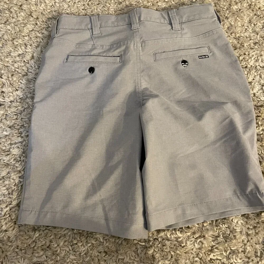 Hurley Boys Gray Hybrid Shorts S (7/8) NWOT